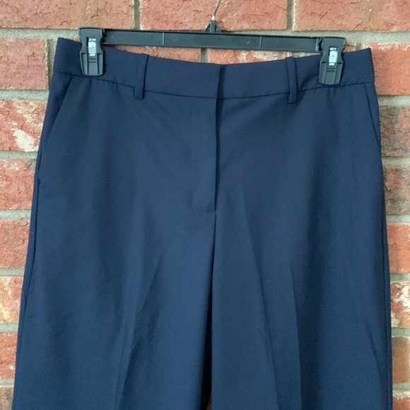 J. Crew Navy Peyton Cropped Wide Leg 365 Pants - Picture 4 of 5